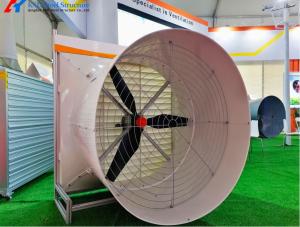  Stainless Steel Axial Flow Exhaust Fan Piggery Equipment For Livestock Farm Manufactures