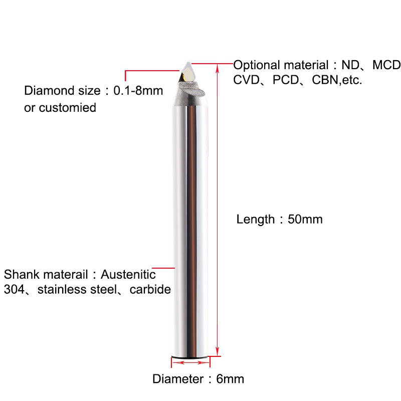 MCD Ball End Milling Cutter
