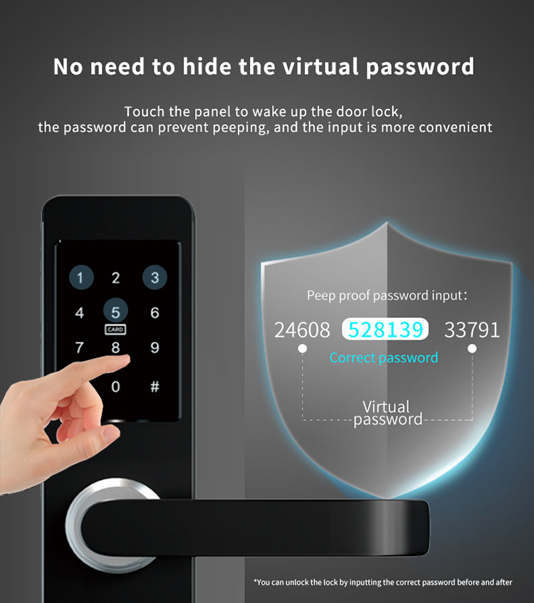 Cerradura Inteligente Classic Smart Door Lock For Apartment Airbnb