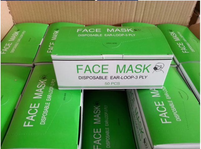 Customized China Factory En14683 3ply Breathable Earloop Adult Face Mask