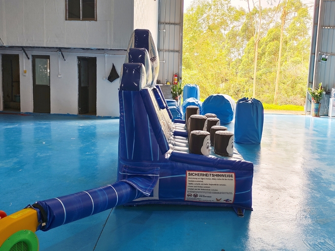 Commercial Inflatable Sport Game Penguins Cartoon Figure Inflatable Obstacle Course Escape Game For Event