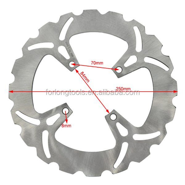 Brake Discs Rear Position GSF BANDT 75 A ETC... GS E 500 250MM Disc Brake Rotor for Your Requirements