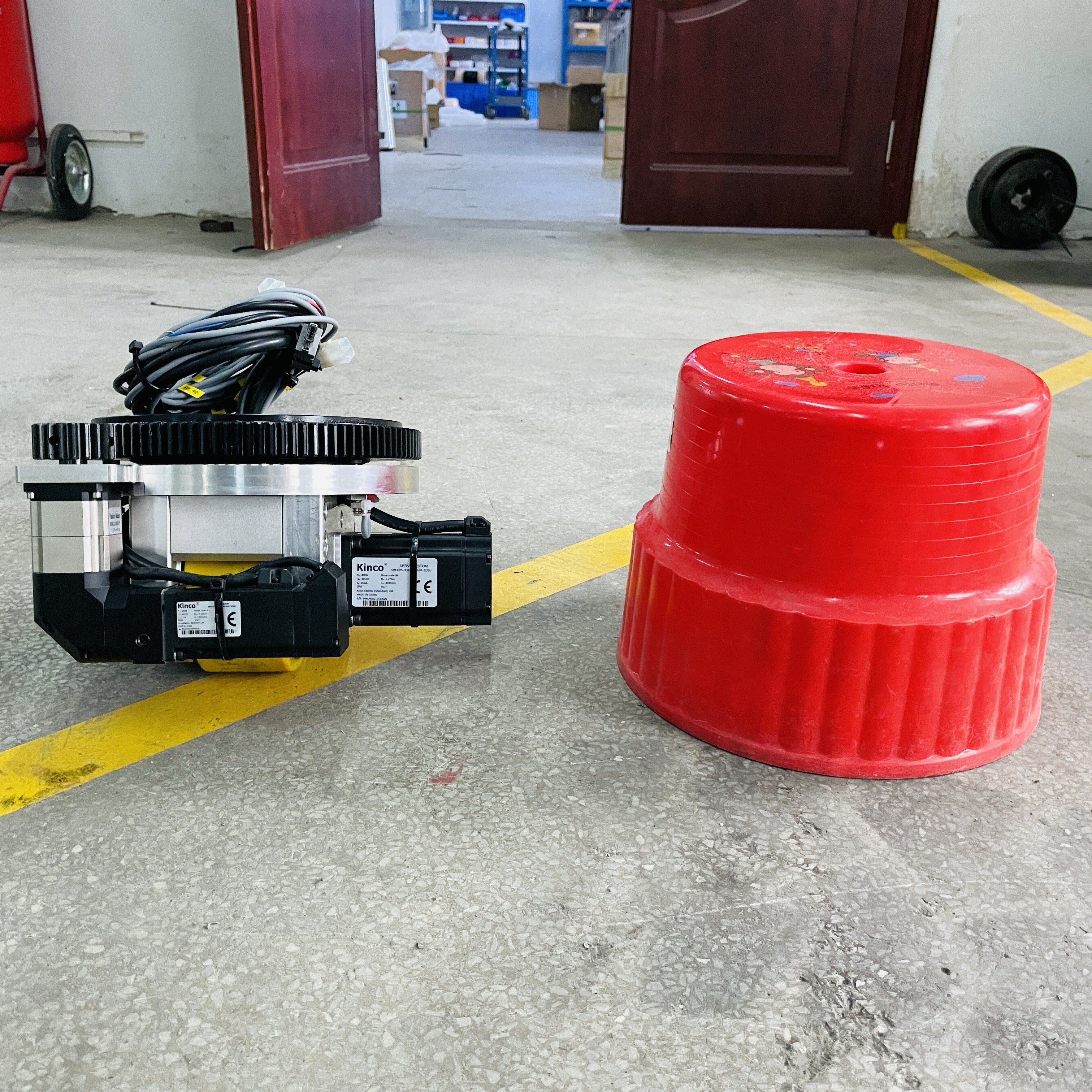 Industrial 500W AGV Drive Wheel Motor For Automation Equipment