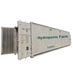  120KWH Per Day Hydroponic Shipping Container Insulation Microgreen Growing System Manufactures