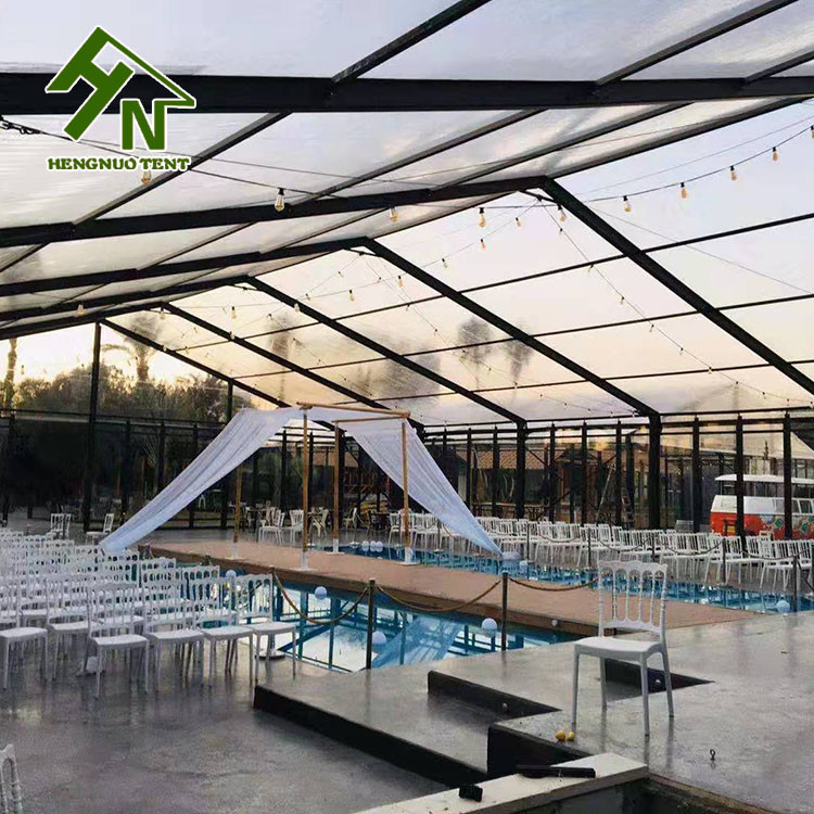 Waterproof Transparent Wedding Pvc Party Tent A Shaped Tent Fire Proof