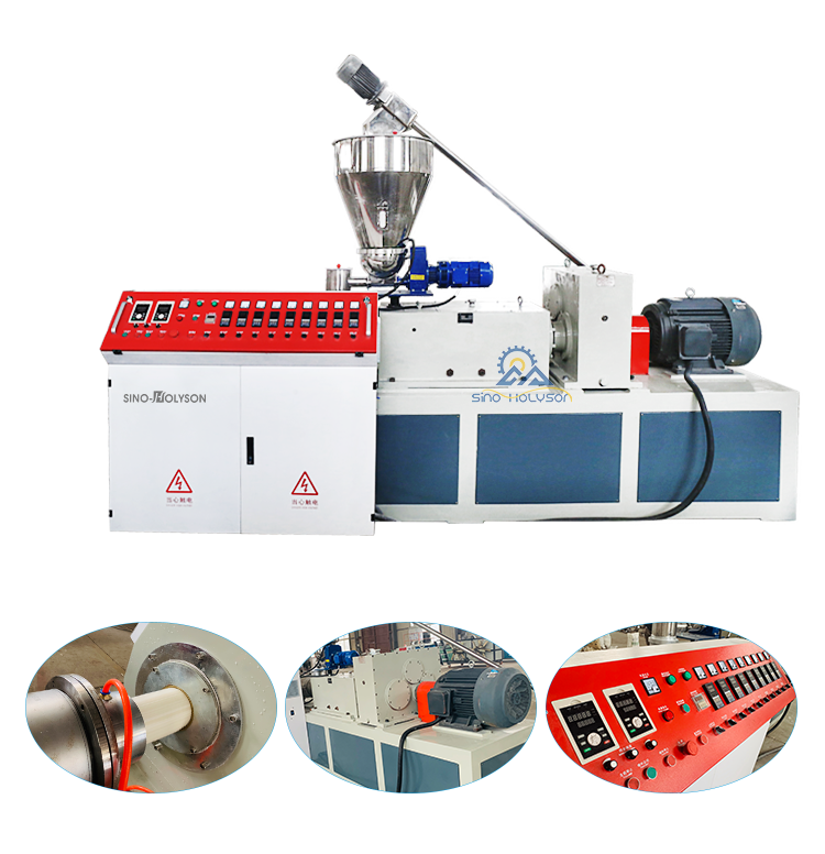110kW Power Sino-HS 3 Layer PVC Pipe Making Machine / HDPE Pipe Machine / PPR Pipe Machine