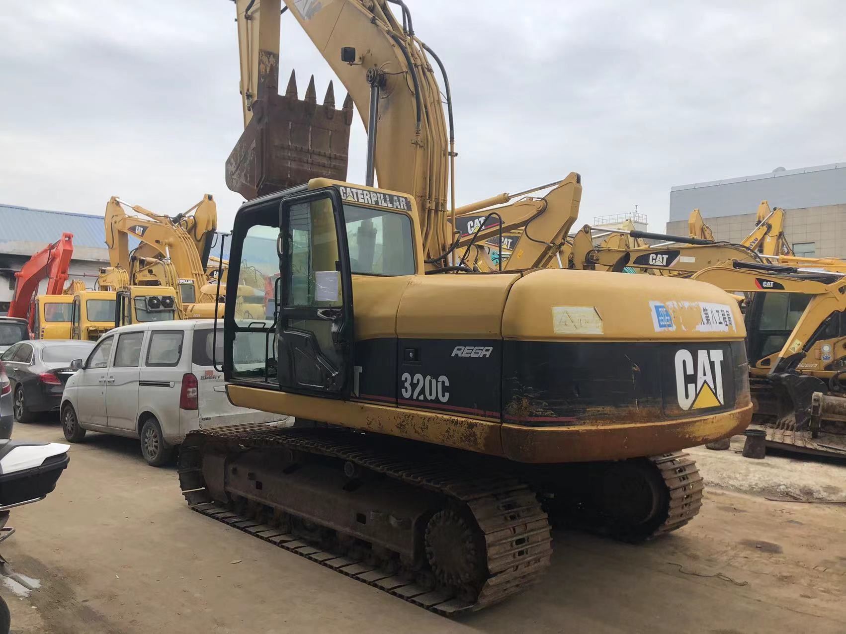 Caterpillar 320C 320CL Used Cat Crawler Excavator 20t 1M3 Bucket