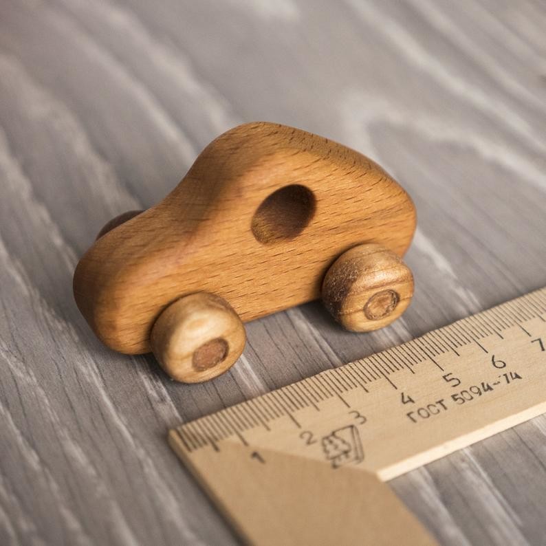 Hardwood Oak Beech Handmade Wooden Baby Toys Multi Shaped Supported