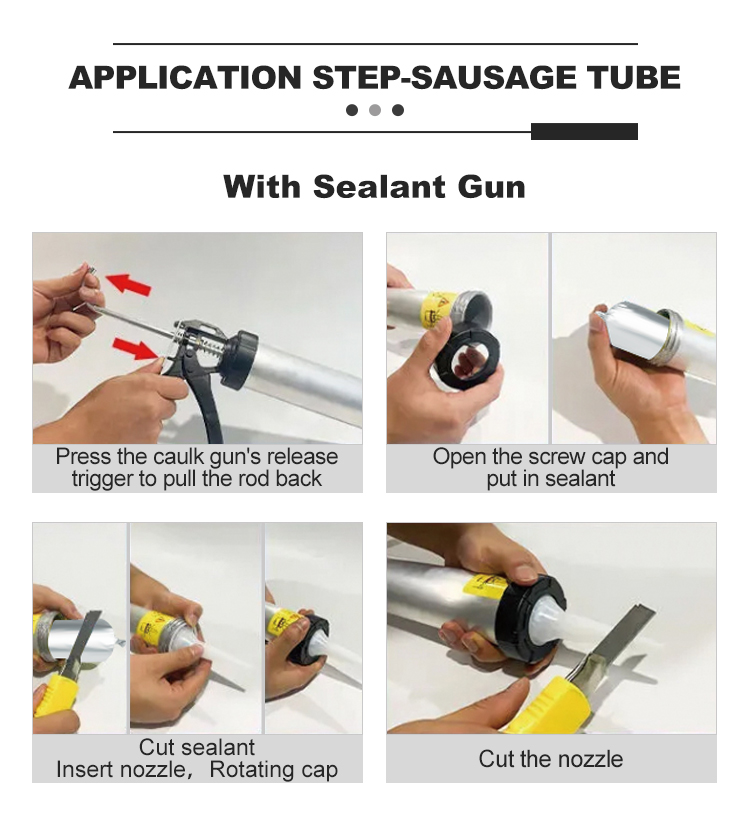 Free Sample Weather Resistant Silicone Sealant Strong Waterproof