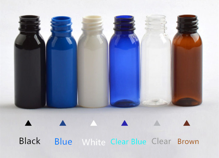 PET Shampoo Plastic Cosmetic Bottles 30ml Non Spill Portable With Aluminum Lid