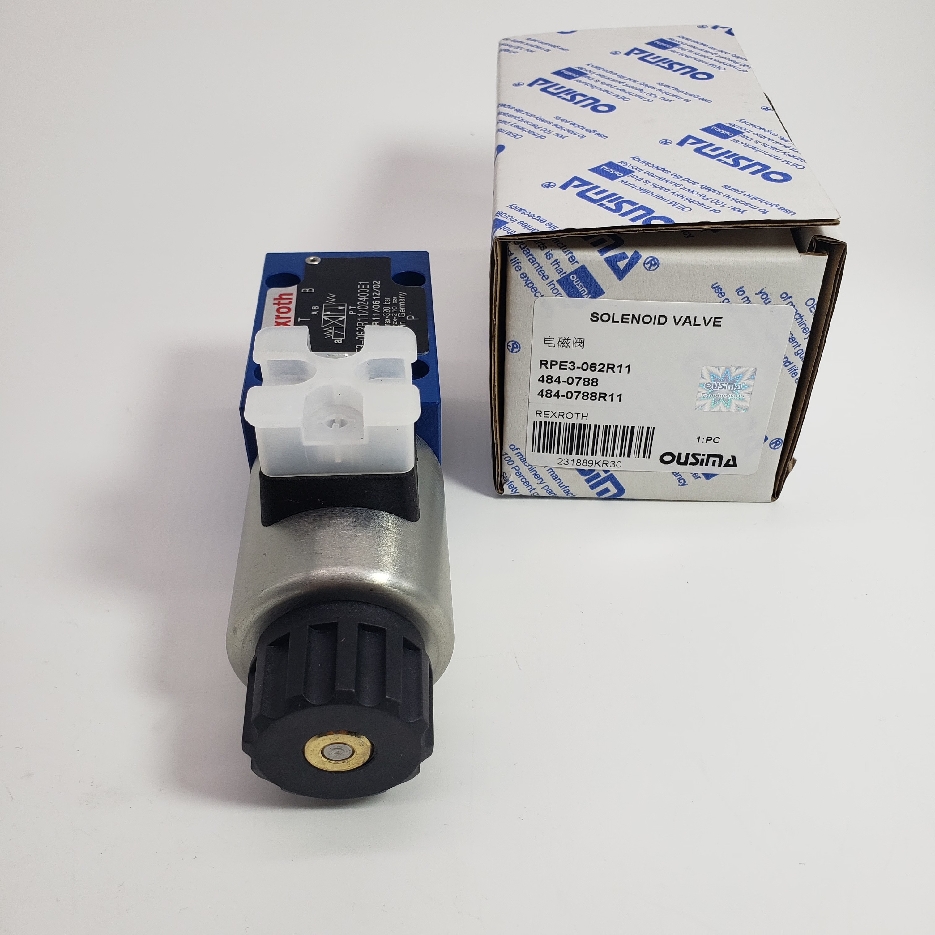Solenoid Valve RPE3-062R11 484-0788 484-0788R11 For Rexroth