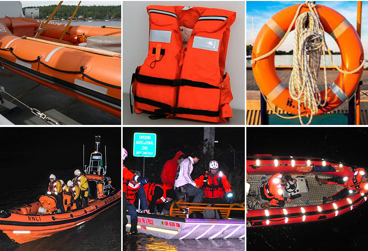 ODM Glass Bead Solas Reflective Tape High Visibility For Life Vest