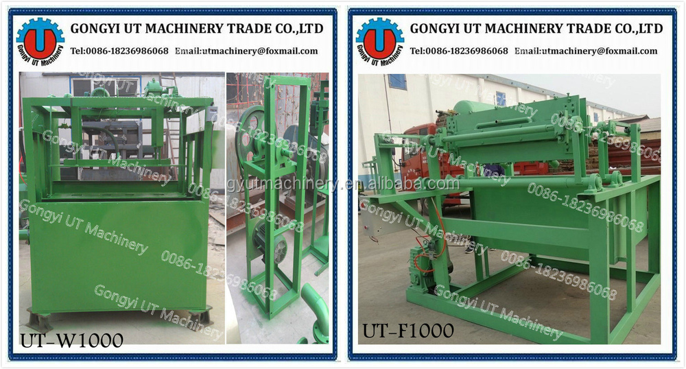 2.8m*1.7m*1.8m Waste Carton Wine Glass Holder Tray Machine for Durable Paper Products