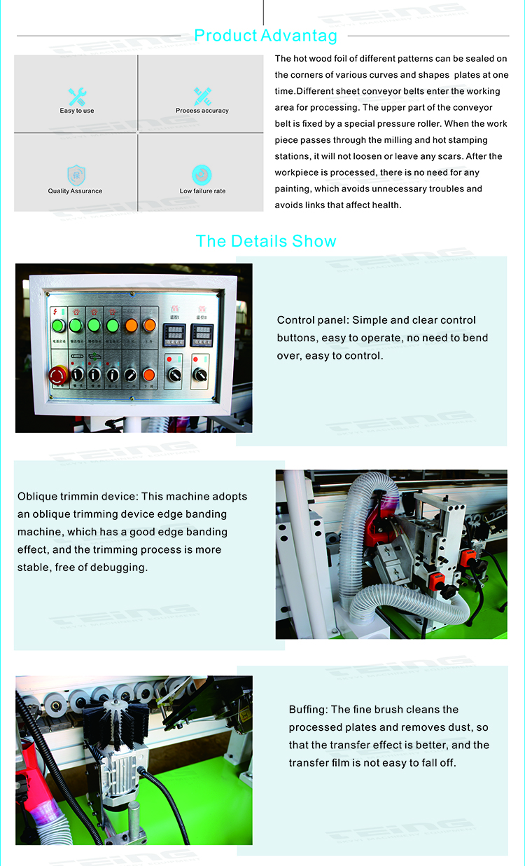 12-14-18-20m/min Feed Speed Edge Banding Machine for Woodworking within Your Budget