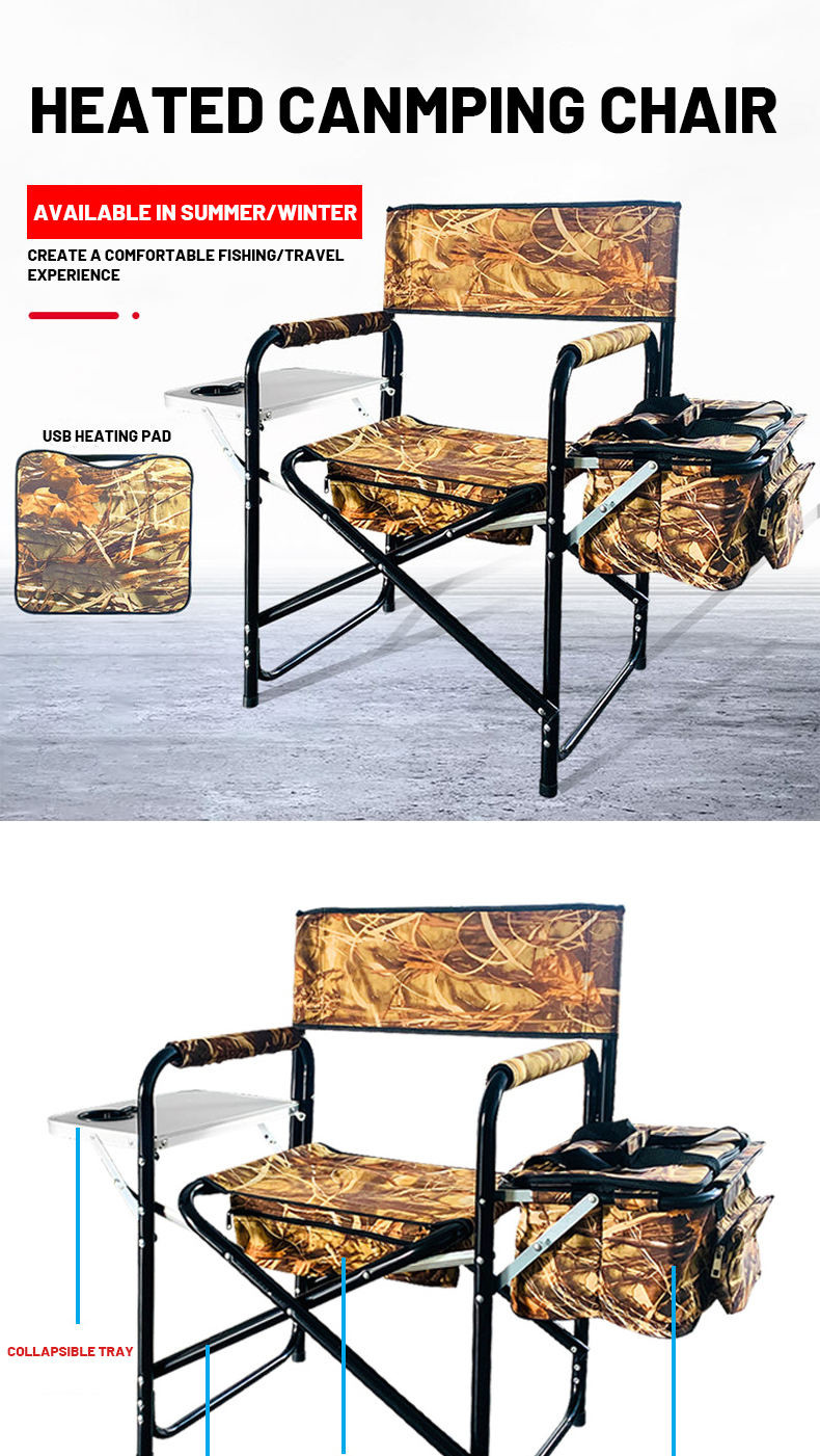 Outdoor Folding Heated Chair