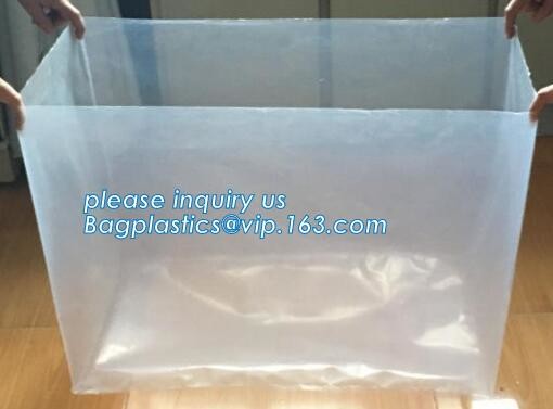 Square Bottom 4mil Clear Pallet Cover, square bottom bag on roll pallet cover bag, Polyester Pallet Cover Bags, Pallet T