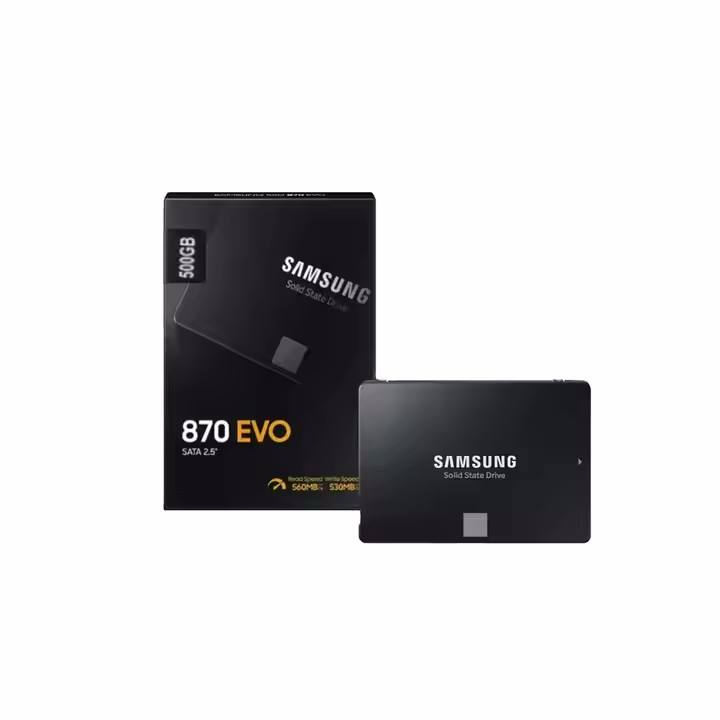 Customized 870 EVO Series MZ-77E500BW 2.5" 500GB SATA III V-NAND 500G Internal Solid State Drive SSD with 700g Weight