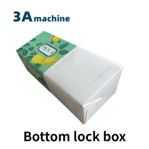 CQT900YG-2 Pre-Folded Bottom Lock Take Away Food Box Making Machine for Small