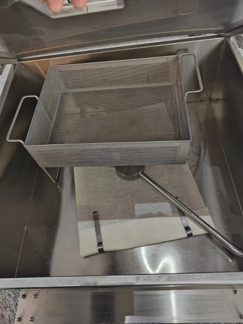 Digital Computer Panel Auto Lift Two Pots Four Baskets Electric Open Chips Fryer