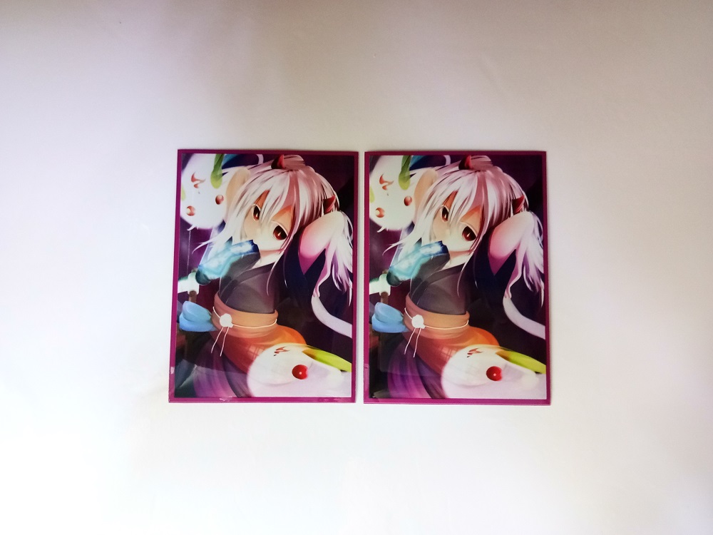 Customized Hologram Set Of 100 Inner Card Sleeves For Game Card Protection And Drawder