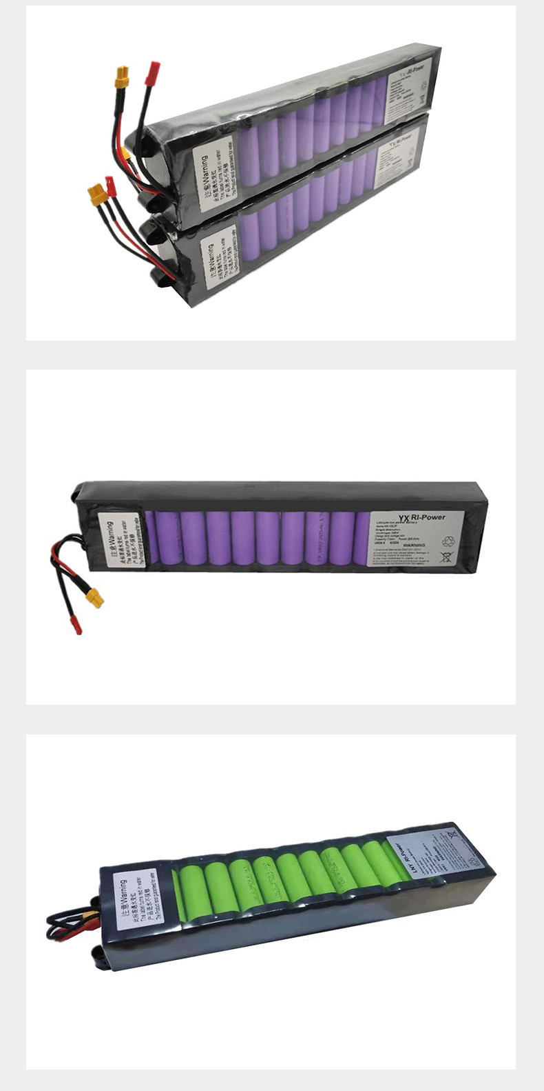 BMX High Capacity Lithium Ion Battery Pack 37V 7800mAh Electric Bike Use