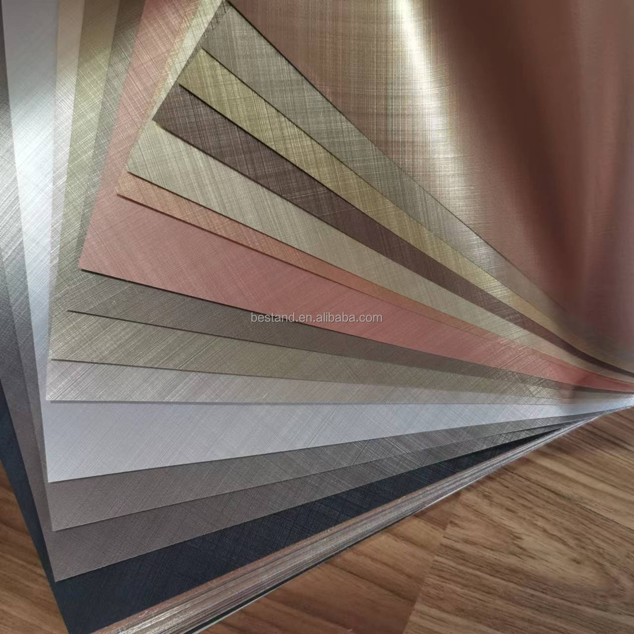200m-400m PVC Laminated Film Embossed Stained PVC Self Adhesive Foil