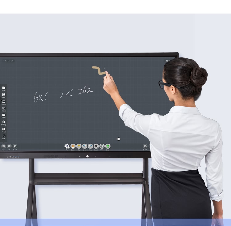 TFT Led Smart Whiteboard , 4K Interactive Smart Panel 98 Inch 4096x2160