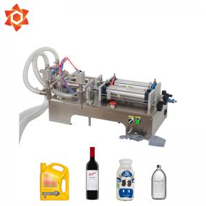  Liquid Vial Beverage Can Tin Semi Automatic Filling Machine 500W Power Manufactures