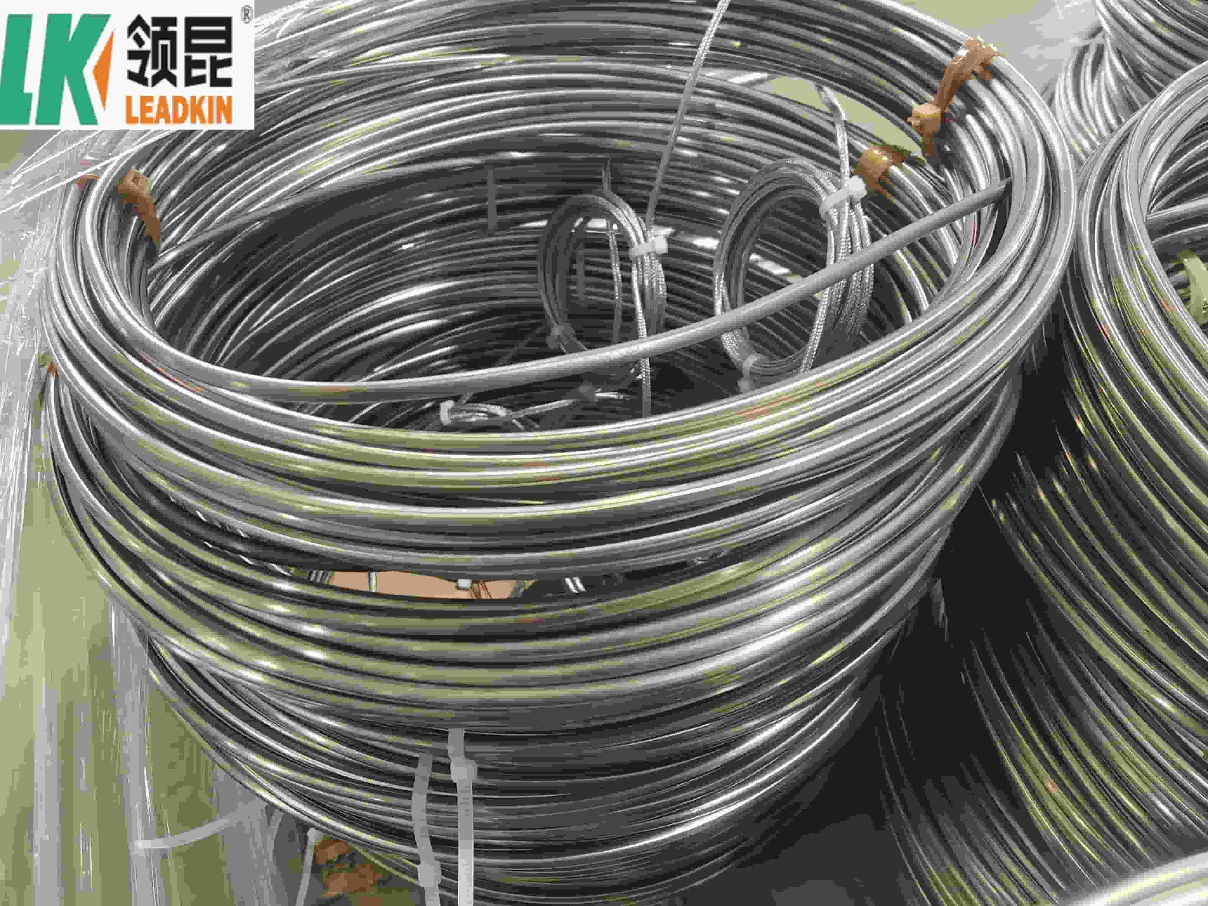 High Temperature Mineral Insulated Heating Cable With NiCr Konstantan Sheath Material