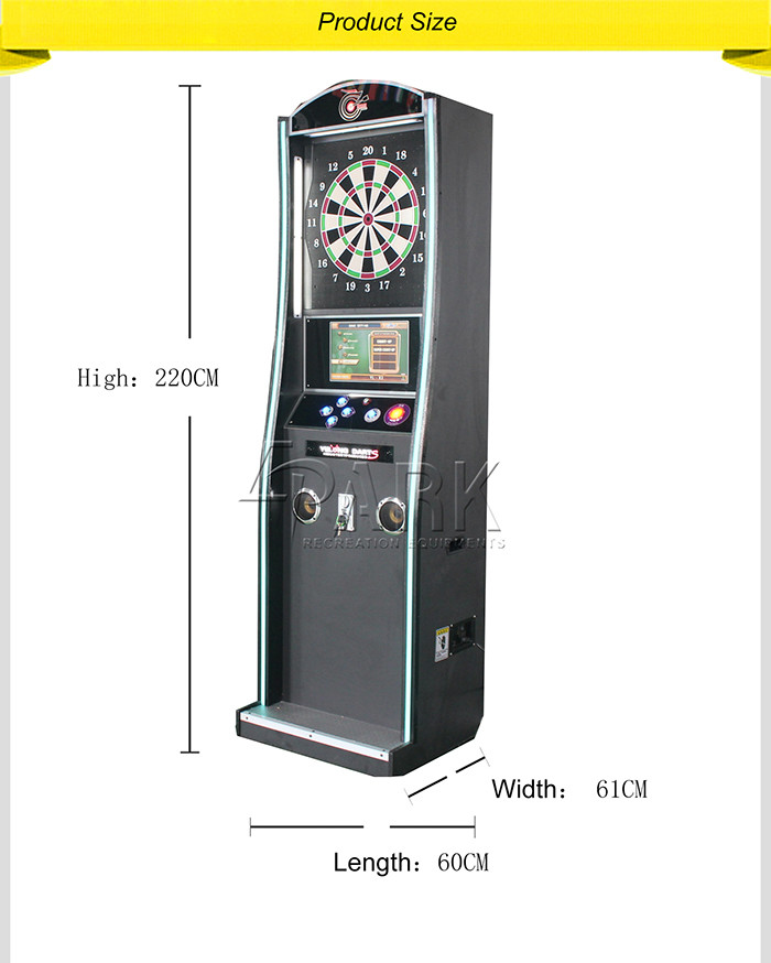 Entertainment Coin Operated Arcade Machines For Club / Electronic Dart Machine
