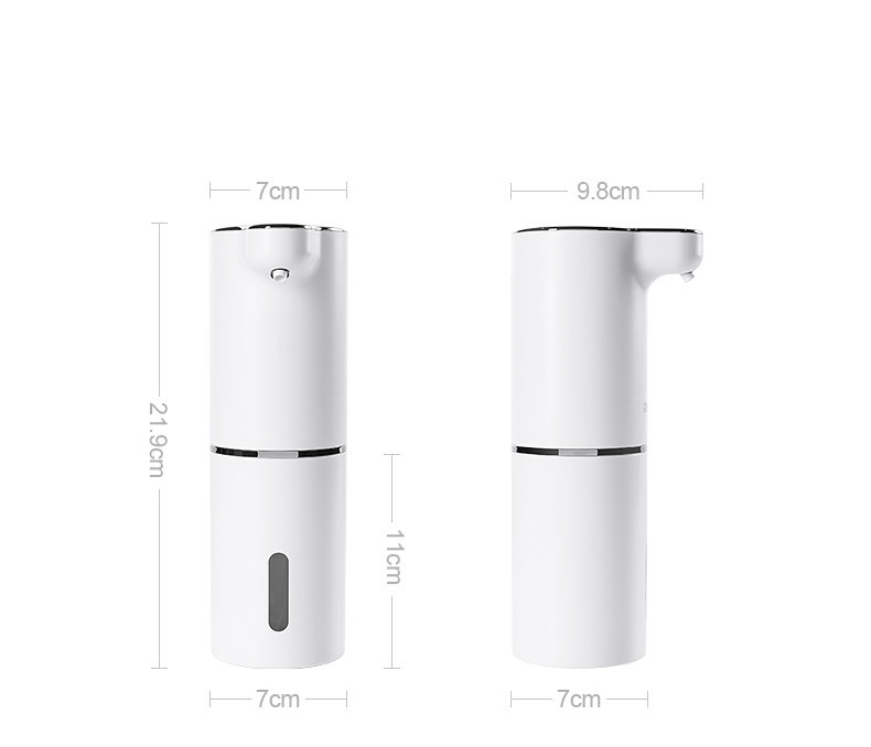 Plastic 10.14oz USB Automatic Soap Dispenser For Restroom