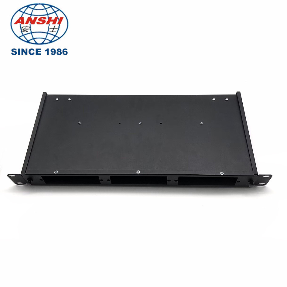 12 Ports 24 Cores SC/UPC Fiber Optic Patch Panel ODF 19 Inch Rack Mount