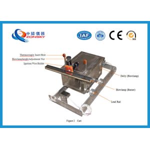Movable FRLS Testing Instruments , Cable Integrity Flammability Testing