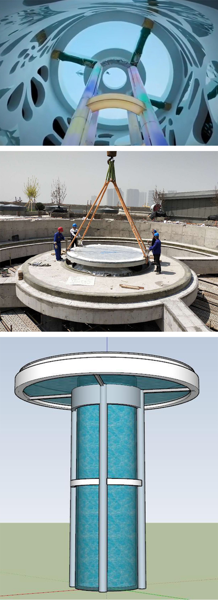 Pool Technology Dry Thermostatic Polymerization Acrylic Panels for Outdoor Spa Pool