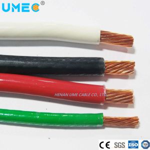 China Insulated Nylon PVC Stranded Copper Building Wire Cable 6 AWG Gauge Green Black Red on sale