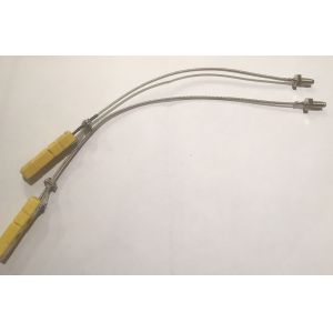 M6 Thread K Calibration Thermocouple RTD Probe With Two Mini Connector