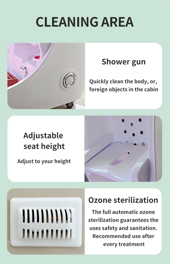 Steam Far Infrared Sauna Capsule PEMF Ozone Spa Capsule For Whole Body And Health