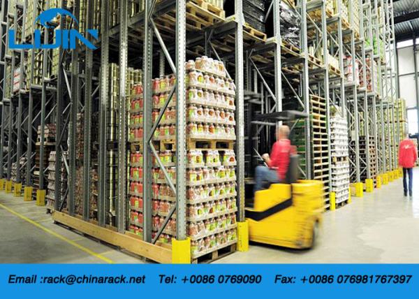 Industrial Forklift Drive In Pallet Rack 1-3 Ton / Layer Optional Color