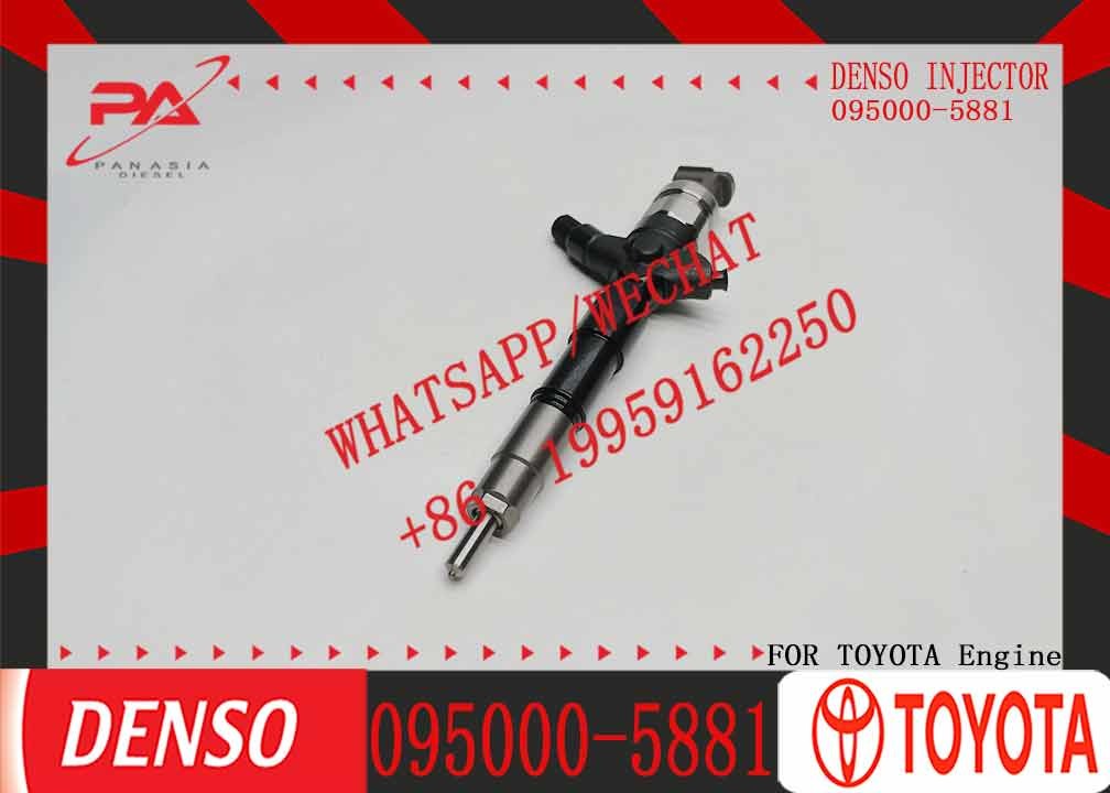 Common Rail Fuel Injector 095000-5881 Diesel Engine Fuel Injection Nozzle 23670-30050 For Toyota 2KD-FTV