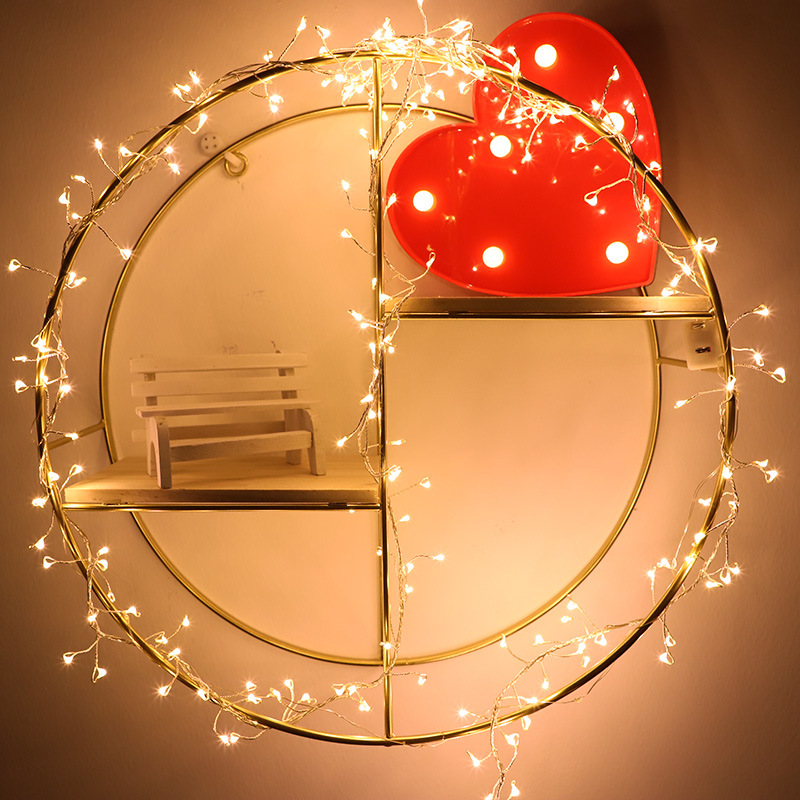 Led String Lights Copper Wire Starry Fairy Light Battery Operated Lights for Bedroom Christmas Parties Wedding Centerpiece Decor