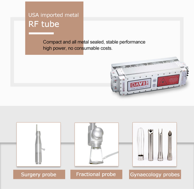 Professional 60w Co2 Fractional Co2 Laser Vaginal Tightening Treatment Marks Removal Laser Machine