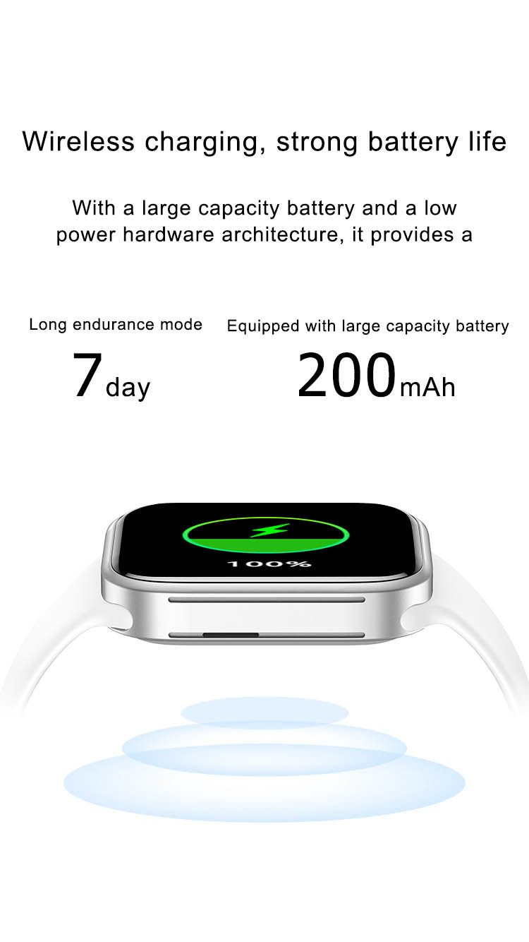 N76 44mm Full Screen Waterproof Android Watch For Health Assistant