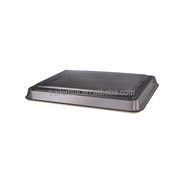Crank Operated Manual Open RW3 700x500 Roof Hatches for DIY Cab-over Truck Camper Bed