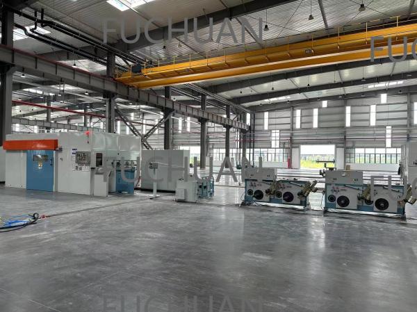 Streamline Manufacturing Process 7.5KW Copper Wire Wrapping Machine 3300*1450