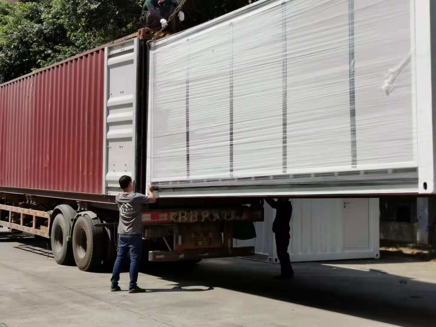 Tiny 40ft Expandable Container Home Assembled 3 Bedroom Prefab House