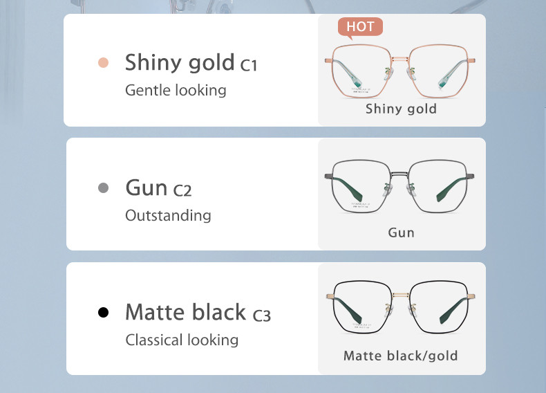 OEM Titanium Frame Glasses , CE Prescription Eyeglass Frames