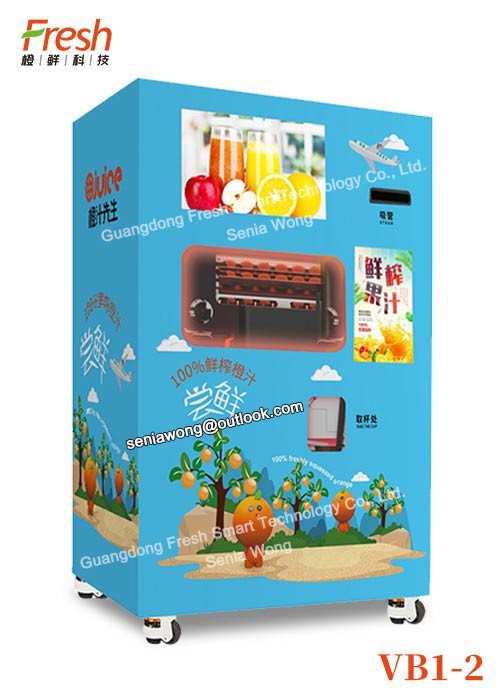 new machine fresh sugarcane Juice Squeezing Automatic Beverage Vending Machine colorful machine
