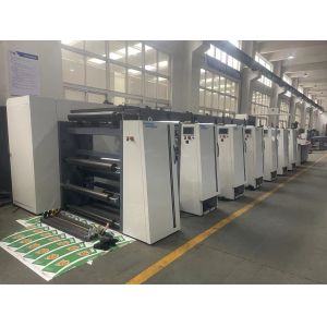 Sleeve Type Flexo Printing Machine with Servo Drive System for High Speed