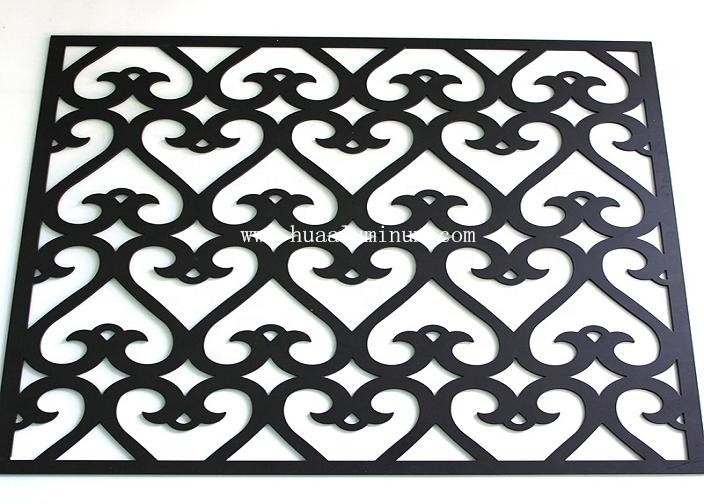 Heat Insulation Fence Aluminium Solid Panel ISO9001 Certification