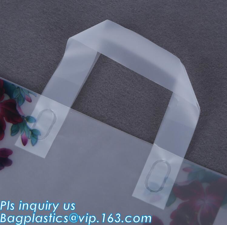 Custom logo HDPE / LDPE patch handle die cut plastic shopping bag for carrying bread,Die Cut Handle Shopping Bag bagease